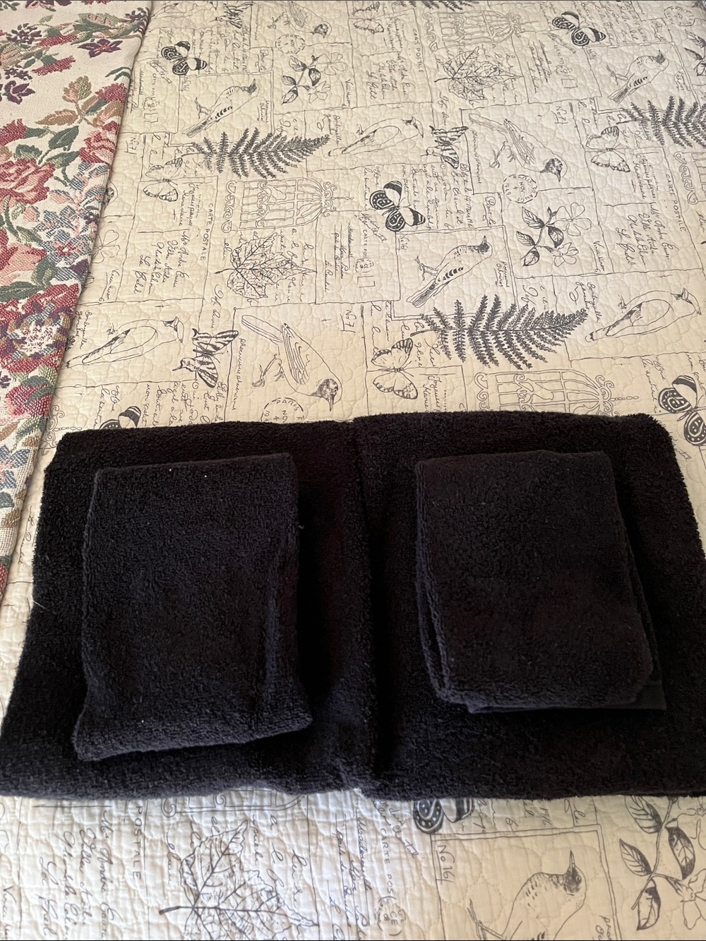 Home Essentials Black Bath Towel Set